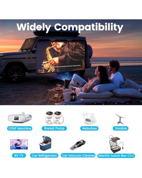 BESTEK 400W Pure Sine Wave Power Inverter DC 12V to AC 110V with PD30W USB-C QC 18W